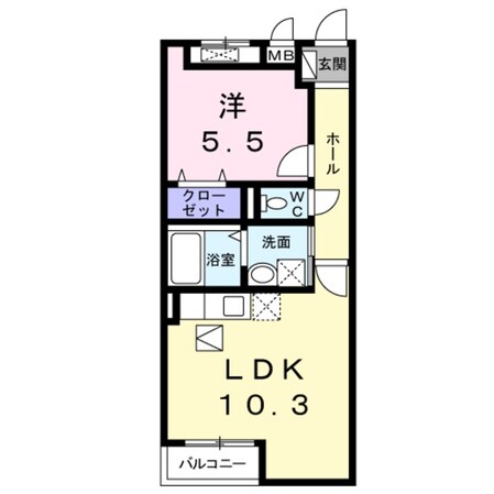 サンフラット布忍の物件間取画像